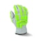 Radians Radians  Kamori Leather Gloves w/TPR, Cut A4, 1 Pair, White/Lime Green, XL RWG50XL - alternate 1